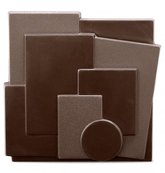 Plastic Mold For Yule Log End Cap - Labyrinth