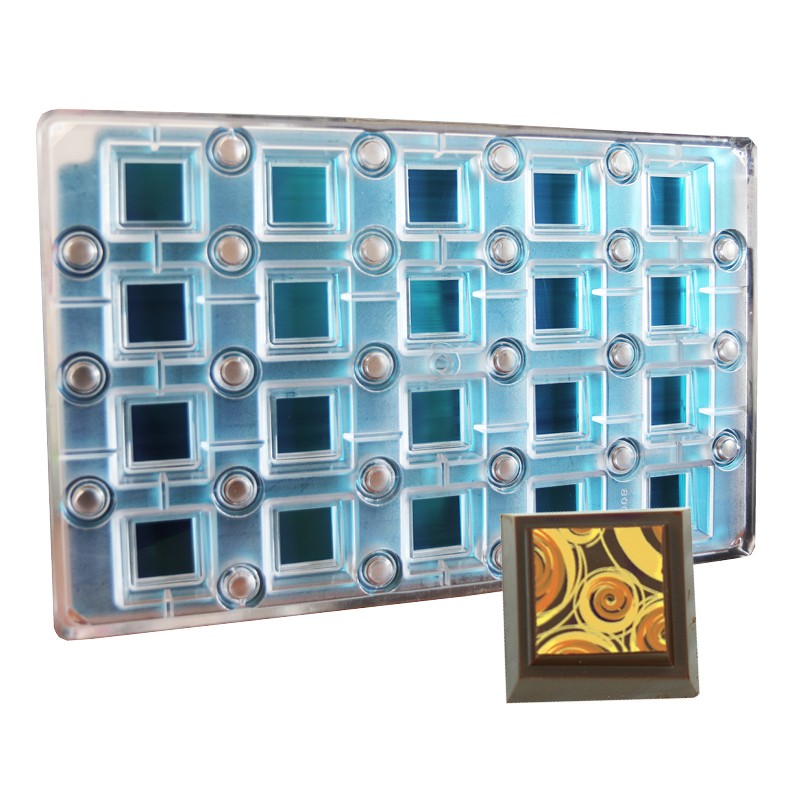 Magnetic Chocolate Mould - Square