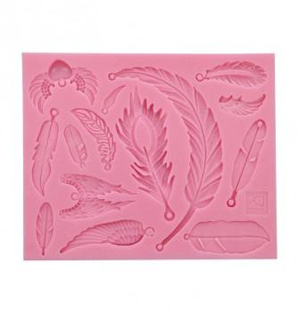 Silicone Mould - Fancy Feathers