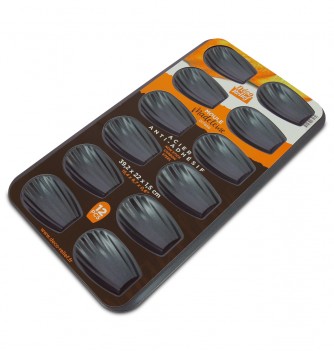 Moule madeleine antiadhérent 12 pcs