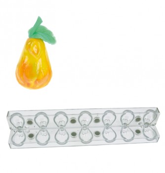 Magnetized Chocolate Mould - 3D Pears (7pcs)