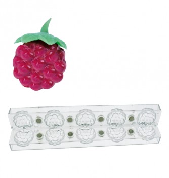 Magnetic 3D chocolate mold blackberries 5pcs