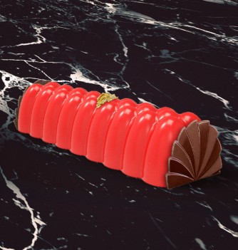Moule Bûche Courte de Noël Nebuleuse