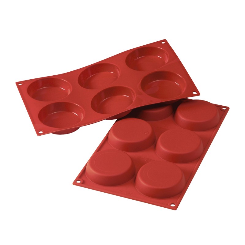 Silicone Mould - Grand Flan (8pcs)