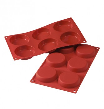 Silicone Mould - Grand Flan (8pcs)