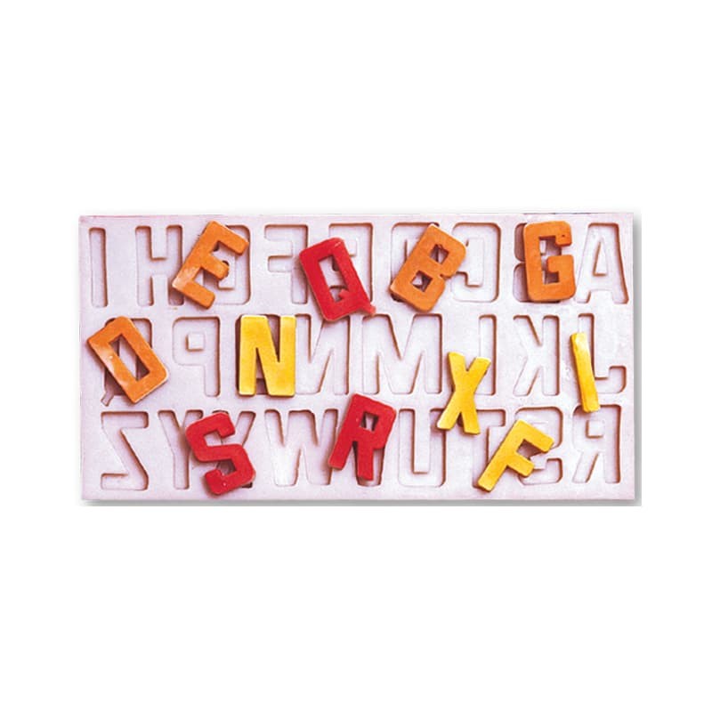 Moule Silicone Alphabet Majuscules 5cm