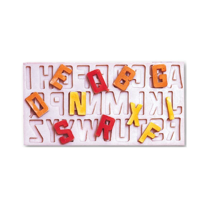 Silicone Mould - Capital Letters (50x45mm)