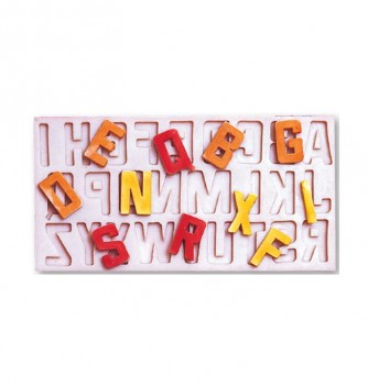 Silicone Mould - Capital Letters (50x45mm)