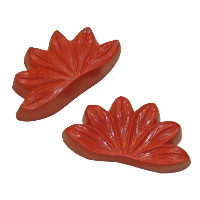 Empreinte Silicone Feuille Art Déco