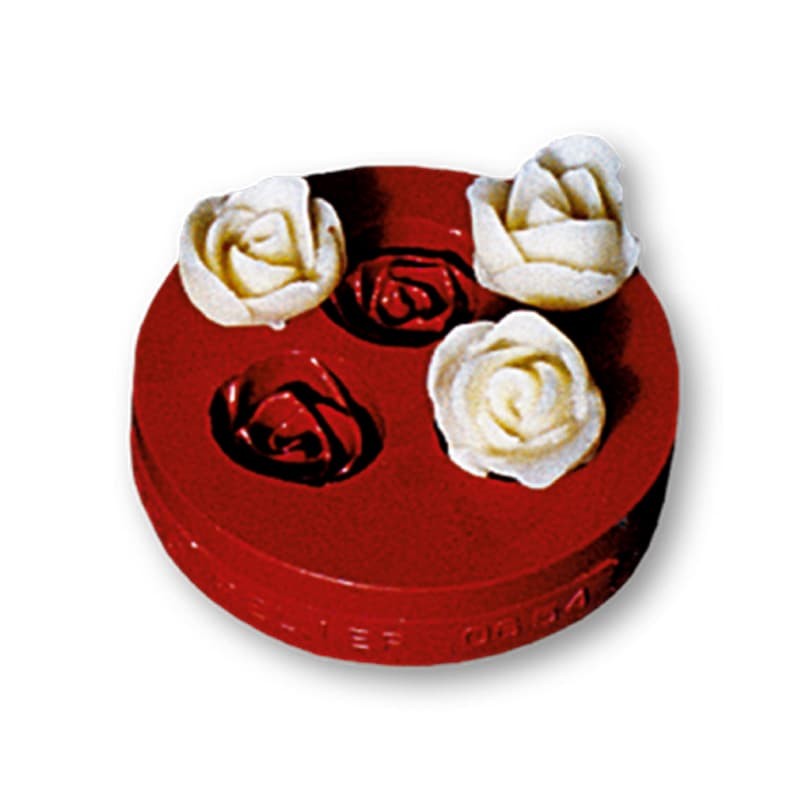 Silicone Mould - 3 Small Roses