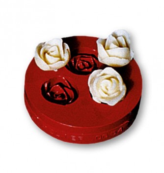 Silicone Mould - 3 Small Roses