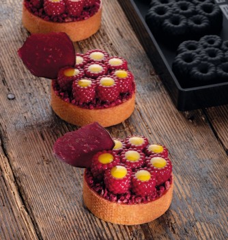 Moule Silicone Pâtisserie Top Mini Framboises