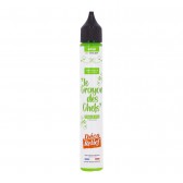 Crayon des chefs vert pour l'écriture sur pâtisseries.