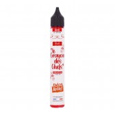 Crayon des chefs rouge pour l'écriture sur pâtisseries.
