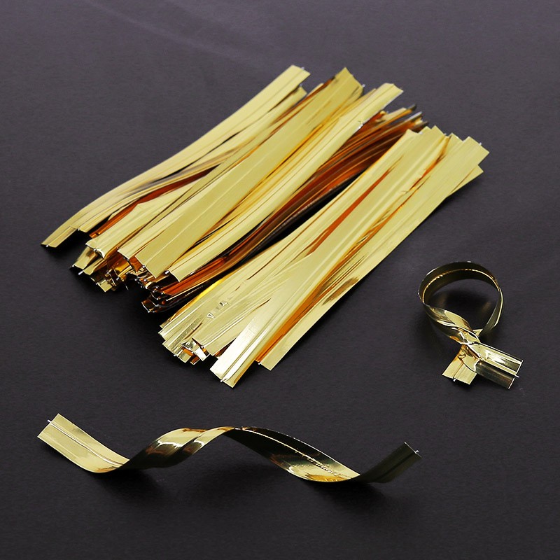 2000 Gold Twist Ties