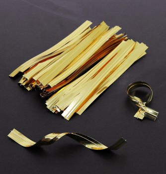 2000 Gold Twist Ties