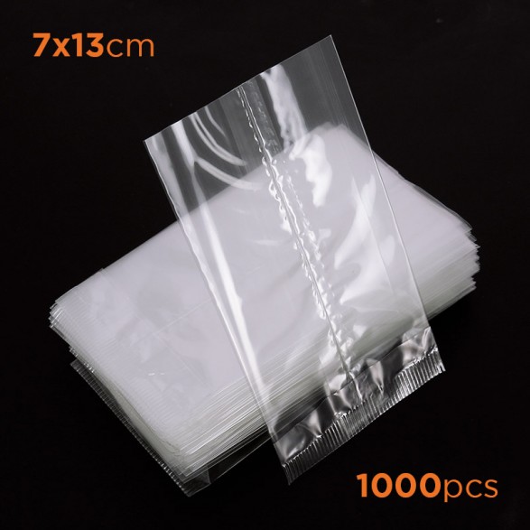 Sachets transparents (sans soufflet) x10, 14x23cm