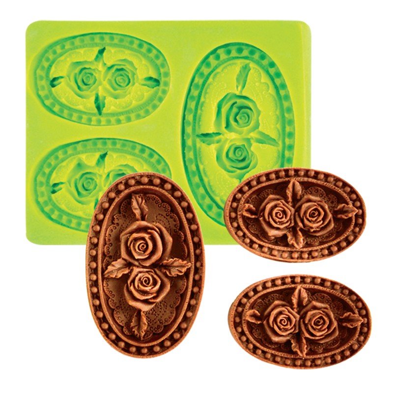 Silicone Mould - Rosettes