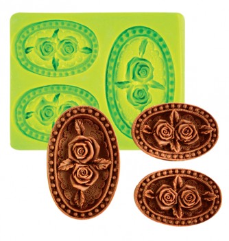 Silicone Mould - Rosettes