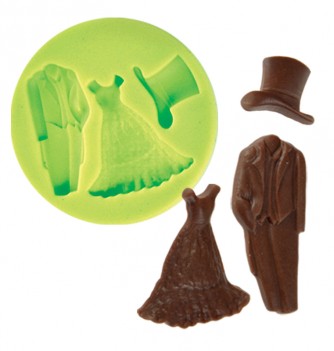 Silicone Mould - Wedding Clothes