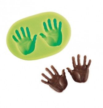 Silicone mold - hands 2 pcs