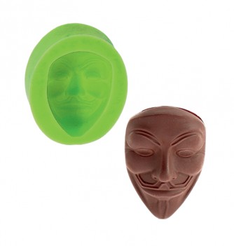 Silicone mold - mask 2 pcs