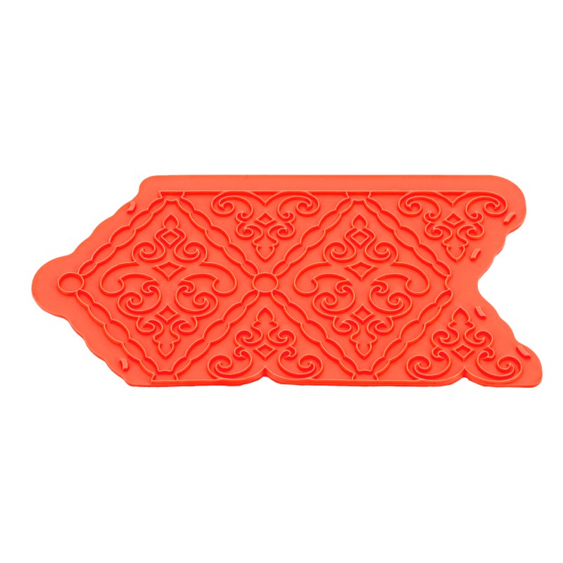 Moule silicone rouge Baroque