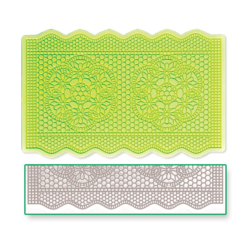 Lace Silicone Mould - Double Arabesque