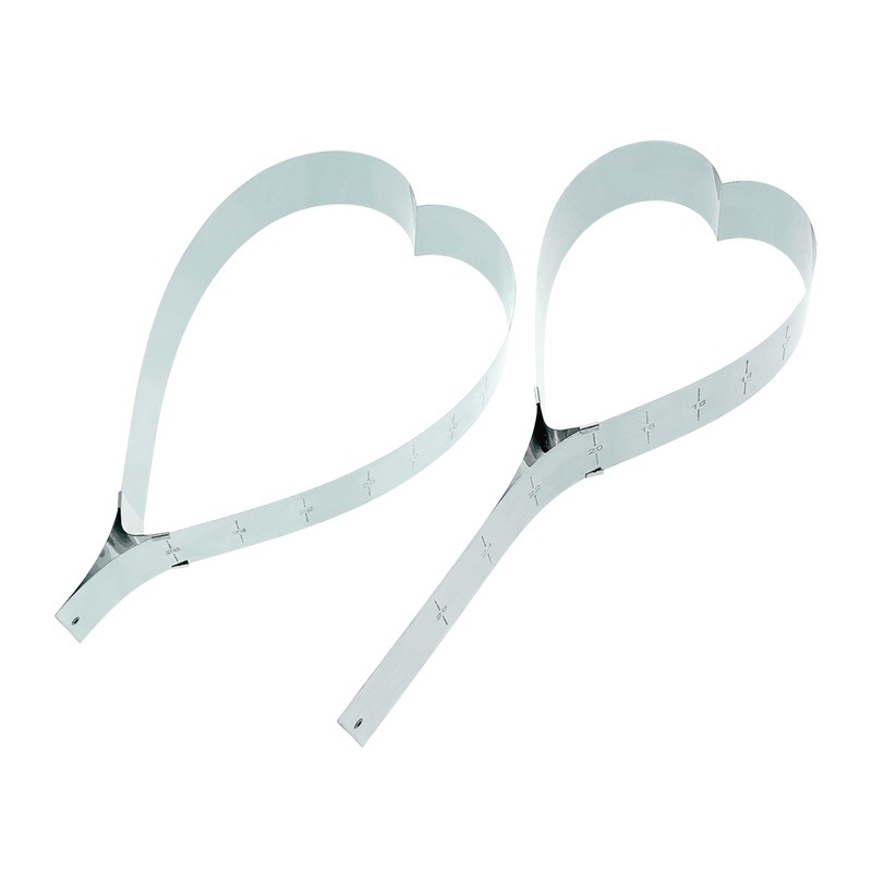 Adjustable stainless steel heart