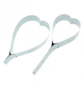 Adjustable stainless steel heart