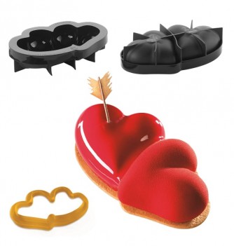 Moule Pavoni Coeur Beloved en Silicone