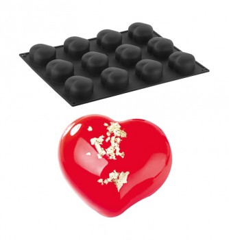 Moule a Gateau Silicone Pavoflex Coeur Passion