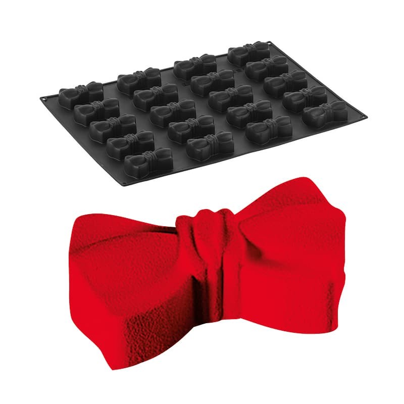 Professional Silicone Mould - 20 Bow Tie