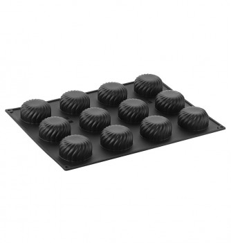 Moule à Pâtisserie Antiadhésif en Silicone Pavoflex 24 Muffins