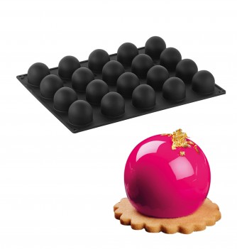 Moule a Gateau Silicone Pavoflex Sphère diam 50mm