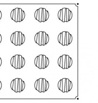 Professional Silicone Mould - 24 Line