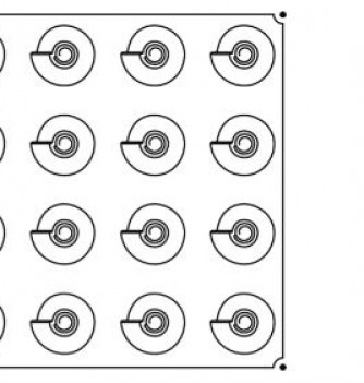 Professional Silicone Mould - 24 Cone