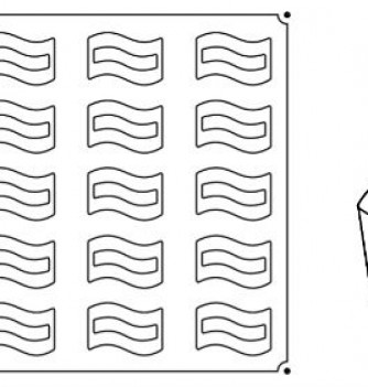 Professional Silicone Mould - 25 Ondine