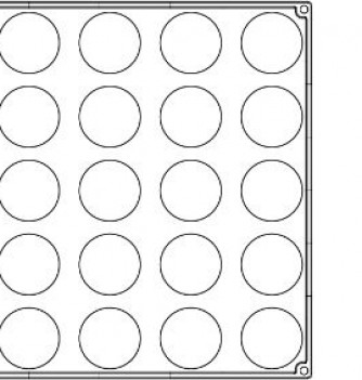 Professional Silicone Mould - 35 Mont Blanc