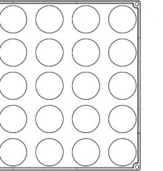 Professional Silicone Mould - 35 Mont Blanc