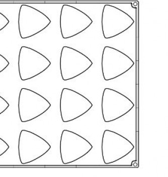 Professional Silicone Mould - 24 Trio