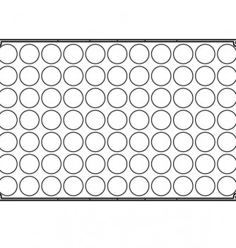 Professional Silicone Mould - 77 Half Sphere