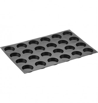 Silicone Moulds for Round Inserts (24pieces - 74x15mm)