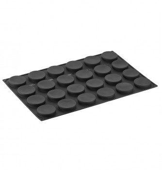 Silicone Moulds for Round Inserts (24pieces - 74x15mm)