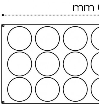 Professional Silicone Mould - 12 Inserts