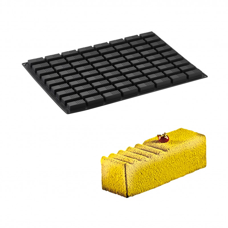 Professional Silicone Mould - 72 Small Log