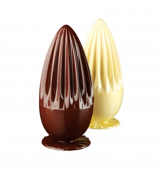 Chocolate Mold - Set of Tapered Eggs with bases 250mm