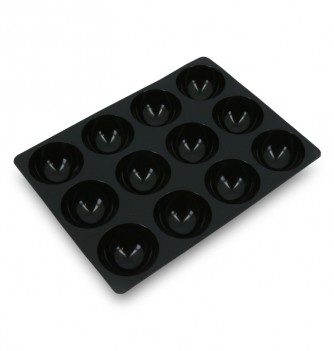 Moule Gâteau Silicone 12 Demi Sphère - Ø 5cm