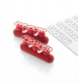 Pavoni Pavodecor Silicone Moulds Hearts 3 Long