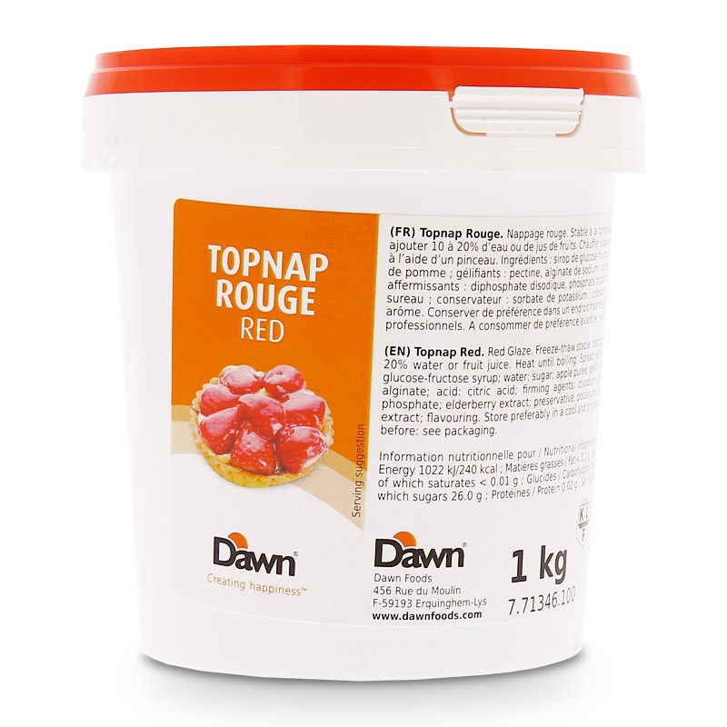 Strawberry Red Supernap topping